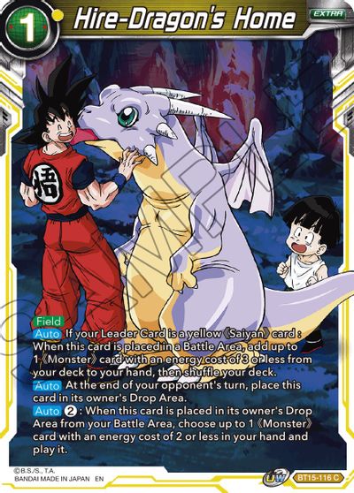 Hire-Dragons Home - BT15-116 - C - Foil