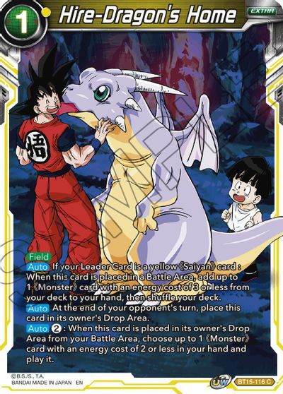 Hire-Dragon's Home - BT15-116 - C - Foil