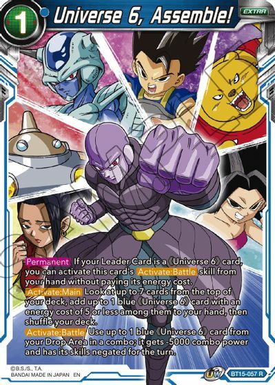 Universe 6, Assemble! - BT15-057 - R - Foil