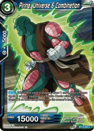 Pirina, Universe 6 Combination - BT15-056 - C - Foil