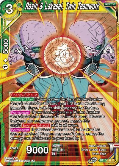 Rasin & Lakasei, Twin Teamwork - BT15-149 - C - Foil