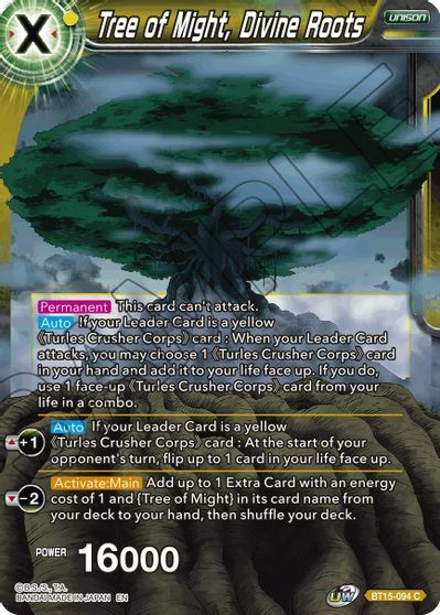 Tree of Might, Divine Roots - BT15-094 - C - Foil