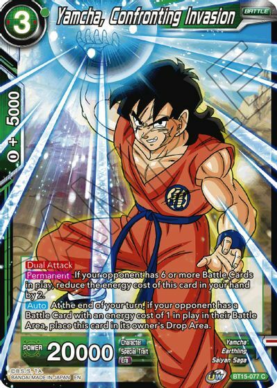 Yamcha, Confronting Invasion - BT15-077 - C - Foil