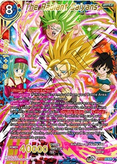 The Radiant Saiyans - BT15-154 - SCR