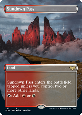 Sundown Pass - Borderless