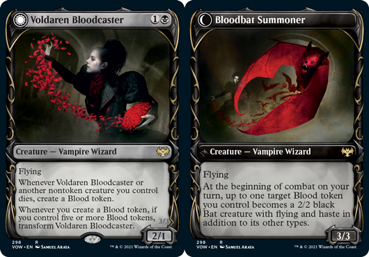 Voldaren Bloodcaster // Bloodbat Summoner - Showcase