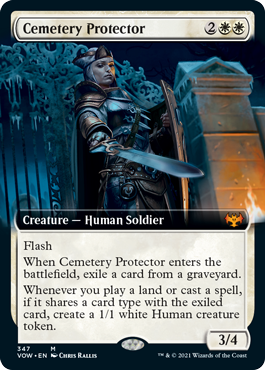 Cemetery Protector - Extended Art