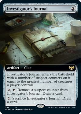 Investigators Journal - Foil - Extended Art