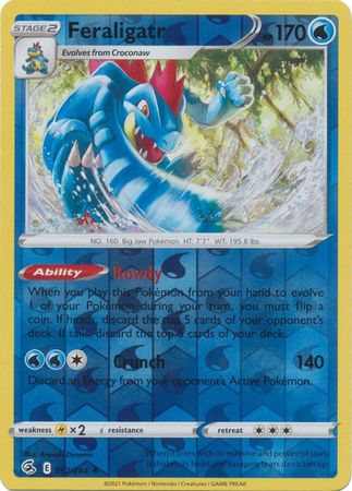 Feraligatr - 057/264 - Holo Rare - Reverse Holo