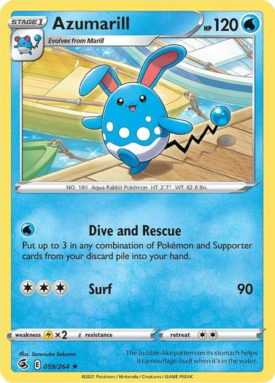 Azumarill - 059/264 - Rare