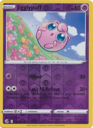 Jigglypuff - 110/264 - Common - Reverse Holo