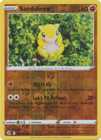 Sandshrew - 131/264 - Common - Reverse Holo