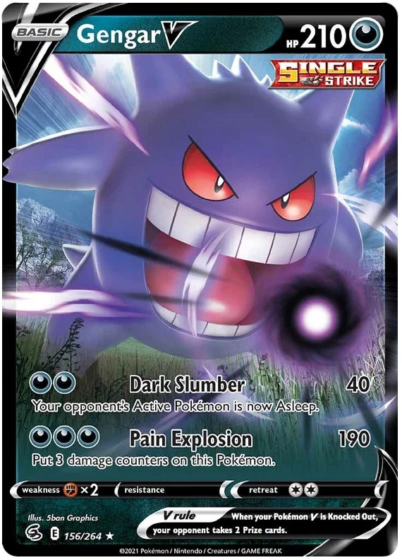 Gengar V - 156/264 - Ultra Rare