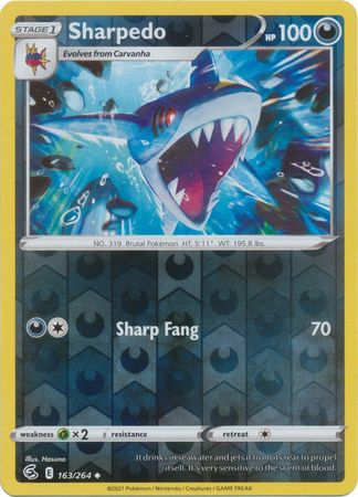 Sharpedo - 163/264 - Uncommon - Reverse Holo