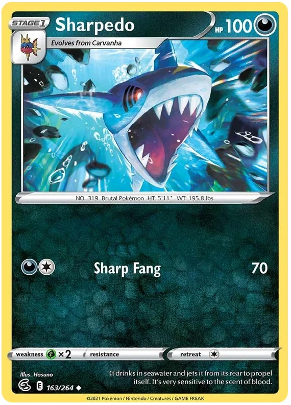 Sharpedo - 163/264 - Uncommon