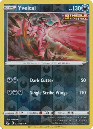 Yveltal - 175/264 - Rare - Reverse Holo