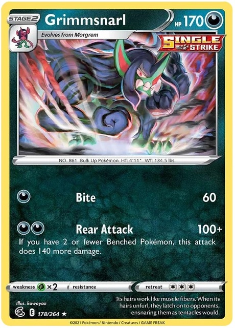 Grimmsnarl - 178/264 - Holo Rare