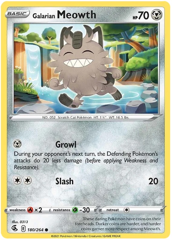 Galarian Meowth - 180/264 - Common