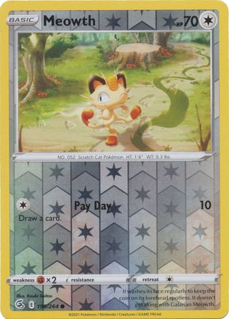 Meowth - 199/264 - Common - Reverse Holo