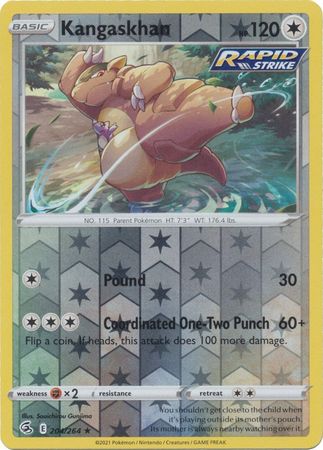 Kangaskhan - 204/264 - Rare - Reverse Holo