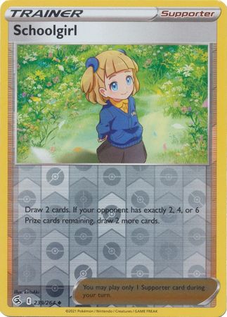 Schoolgirl - 239/264 - Uncommon - Reverse Holo