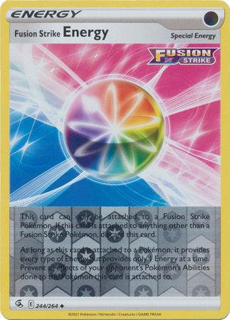 Fusion Strike Energy - 244/264 - Uncommon - Reverse Holo Fusion Strike Energy - 244/264 - Uncommon - Reverse Holo