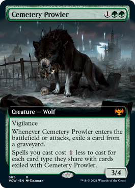 Cemetery Prowler - Extended Art