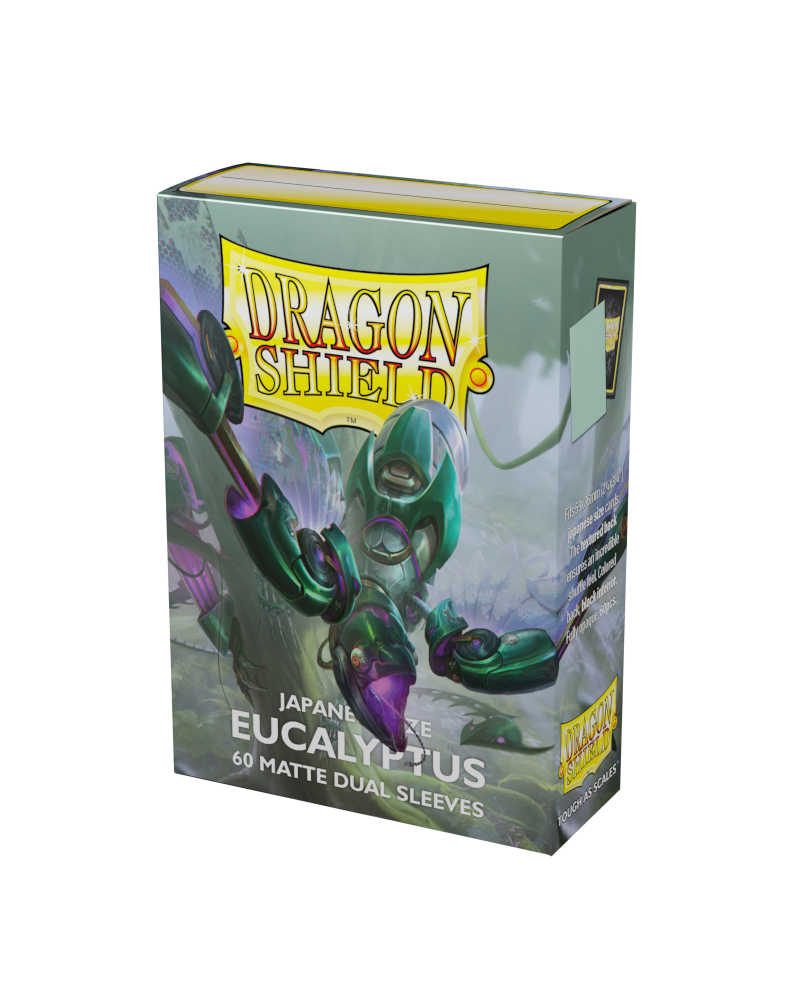 Dragon Shield Dual Matte Japanese Size - Eucalyptus (60 ct.)