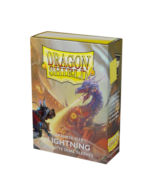 Dragon Shield Sleeves: Japanese Dual Matte Lightning (Box Of 60)
