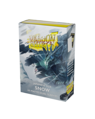 Dragon Shield Dual Matte Japanese Size - Snow (60 ct.)