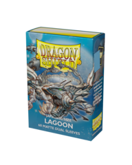 Dragon Shield: Japanese Size Dual Matte Sleeves - Lagoon