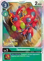 Tentomon - BT1-066 (Store Champion Promo) - Foil