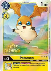 Patamon - ST3-04 (Store Champion Promo) - Foil