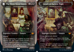 The Three Weird Sisters - Henrika Domnathi // Fiends of Darkest Night - Henrika, Infernal Seer - Borderless Foil