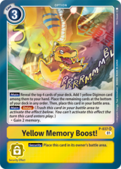 Yellow Memory Boost! - P-037 - P