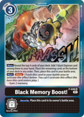 Black Memory Boost! - P-039 - P - Foil