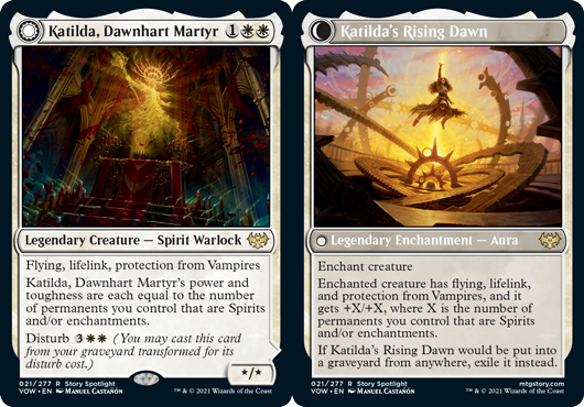 Katilda, Dawnhart Martyr // Katildas Rising Dawn - Foil