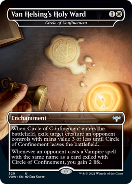 Van Helsings Holy Ward - Circle of Confinement - Foil