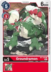 Groundramon - BT1-020 - U - Alternate Art