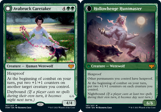 Avabruck Caretaker // Hollowhenge Huntmaster - Foil