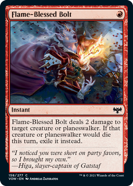 Flame-Blessed Bolt - Foil