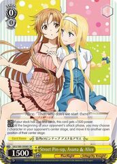 Street Pin-up, Asuna & Alice - SAO/S80-E008S - SR