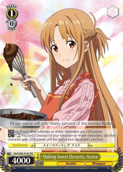 Making Sweet Desserts, Asuna - SAO/S80-E102 - PR