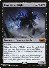 Cavalier of Night - The List