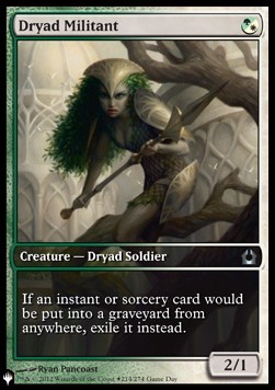 Dryad Militant - The List