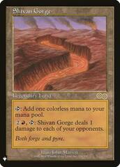 Shivan Gorge - The List (Urza's Saga)