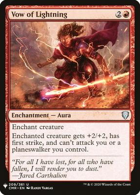 Vow of Lightning - The List