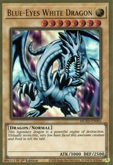 Blue-Eyes White Dragon - MGED-EN001 - Premium Gold Rare - 1st Edition