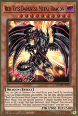 Red-Eyes Darkness Metal Dragon - MGED-EN009 - Premium Gold Rare - 1st Edition