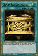 Gold Sarcophagus - MGED-EN041 - Premium Gold Rare - 1st Edition